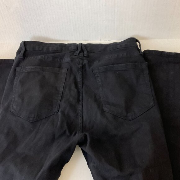 Good American Good Legs Jeans 8/29 Black Distressed Destroyed - Picture 9 of 10
